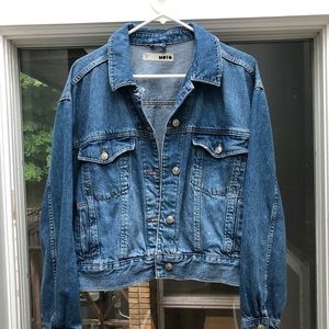 Topshop Blue Denim Jacket